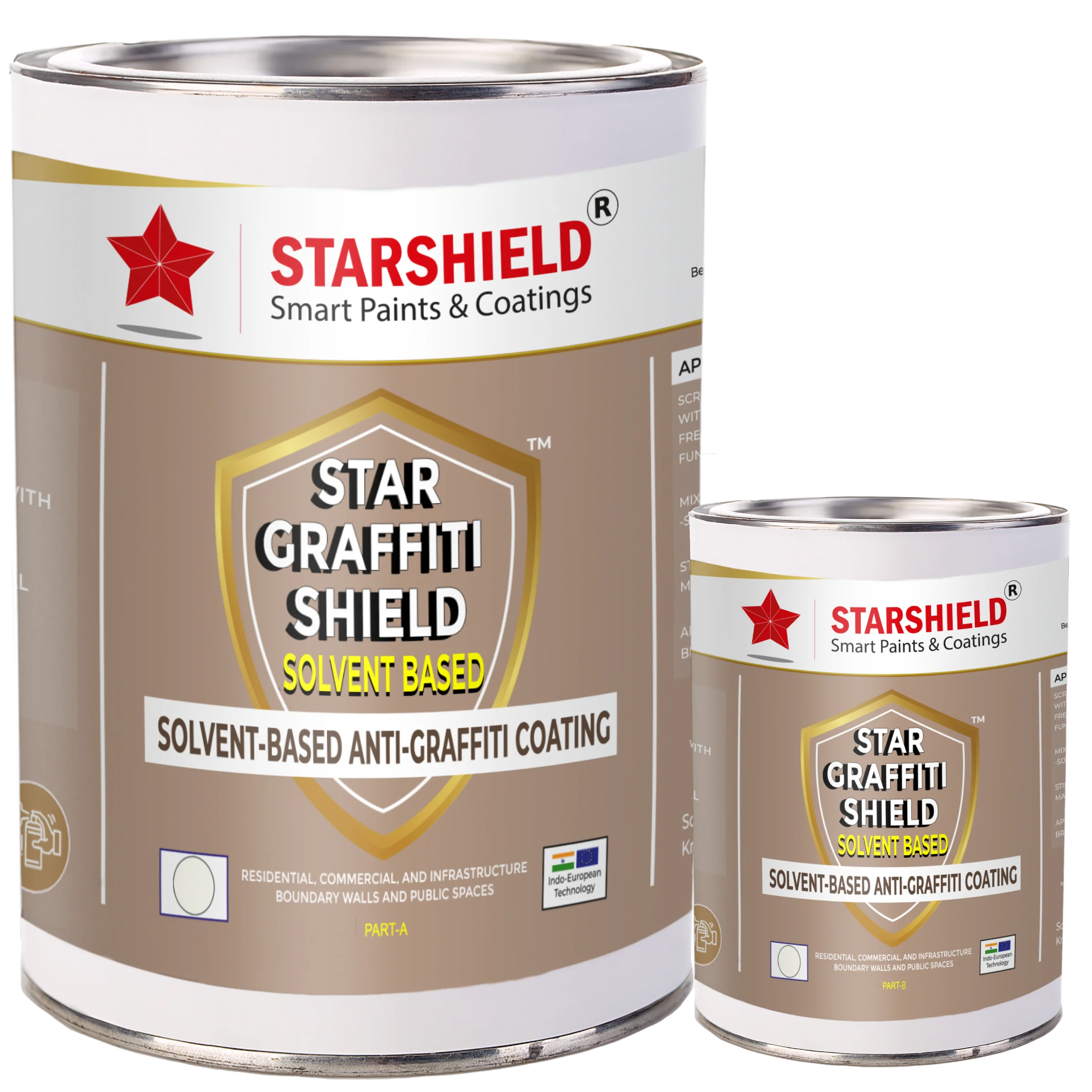 Star Graffiti shield Solvent based 2K
